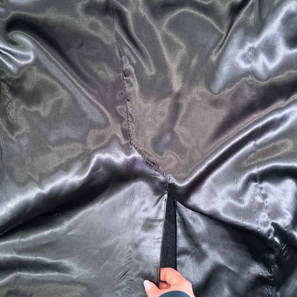 Stanton Wood USA Made Wool Overcoat Double Breasted Mens Large - Picture 13 of 16